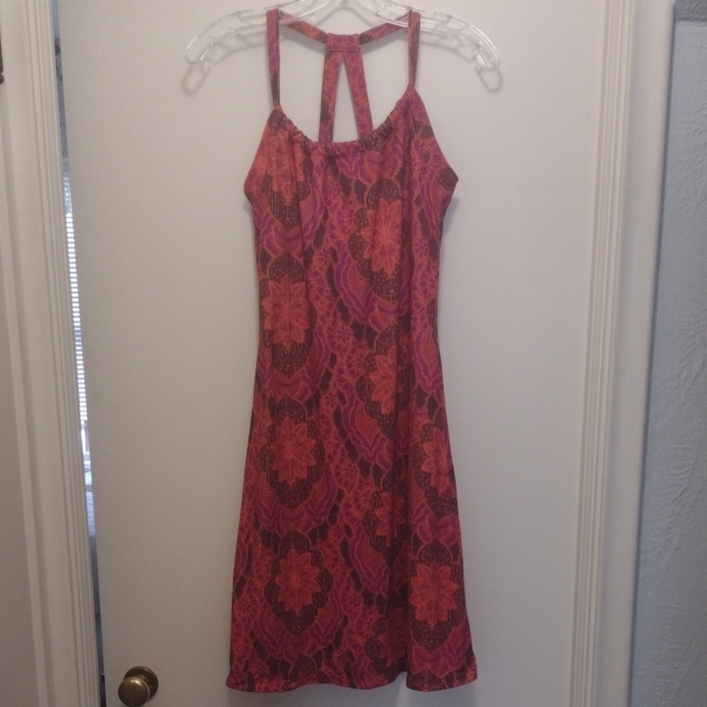 Breathe Pink Floral Sleeveless Dress (J574)
